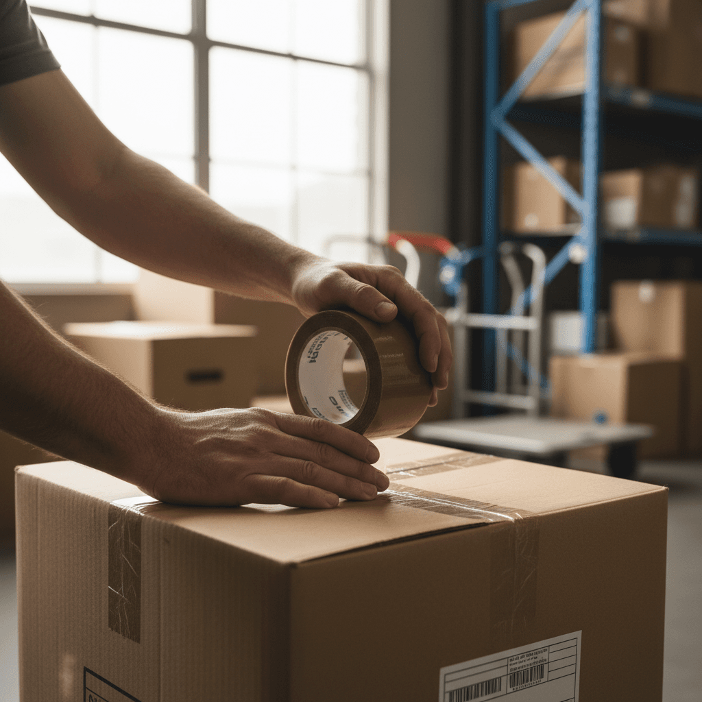 Preparazione e imballaggio accurato per traslochi